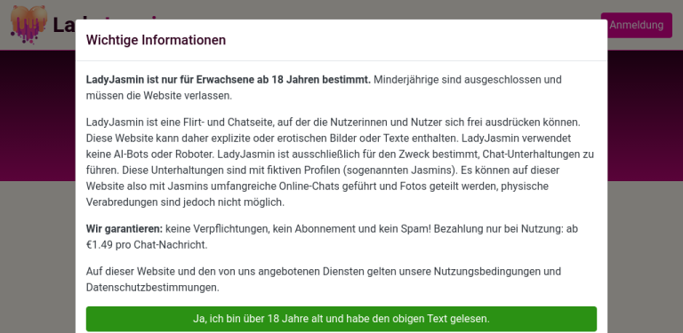 LadyJasmin.de Erfahrungen