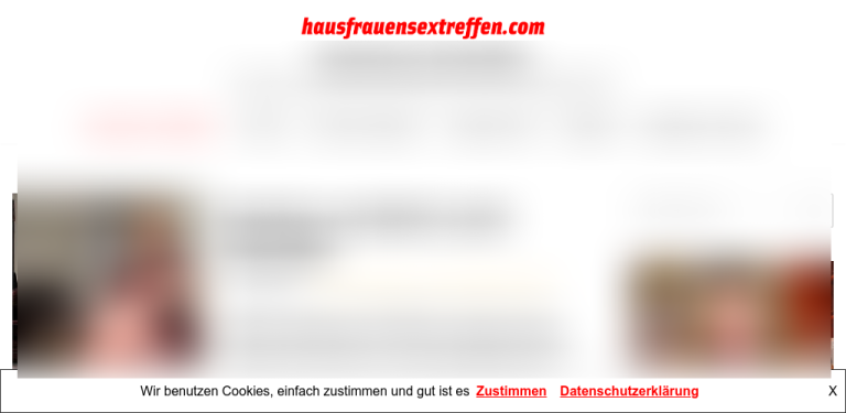 HausfrauenSextreffen.com Erfahrungen