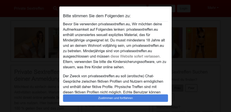 PrivateSexTreffen.eu Erfahrungen